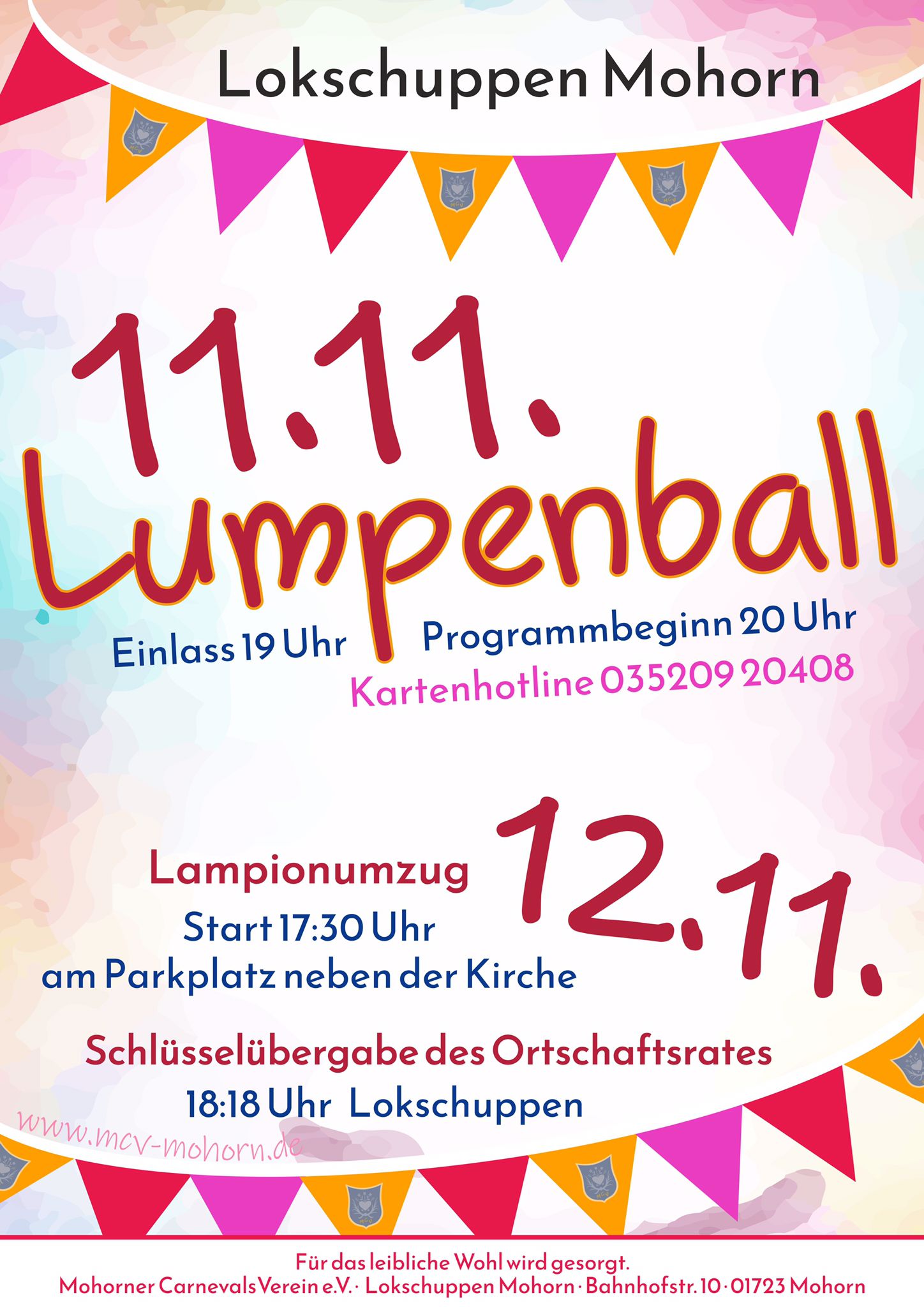 Lumpenball am 11.11.