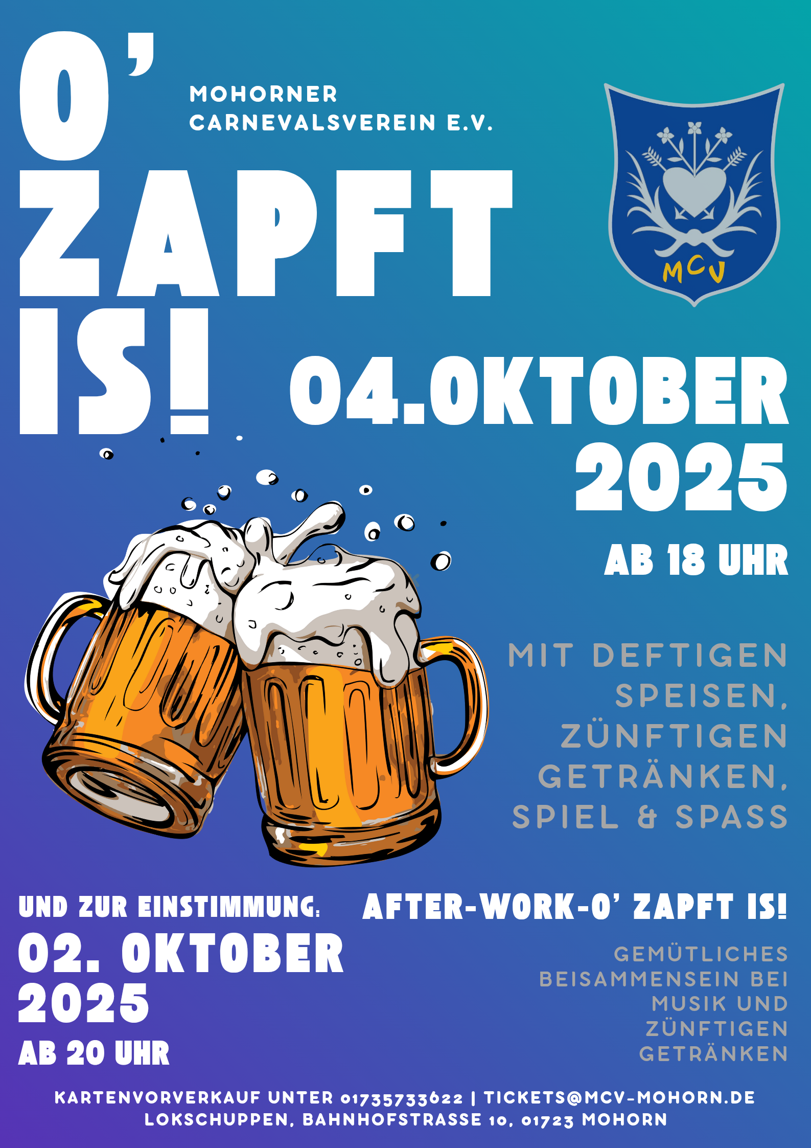 Holt die Dirndl und Lederhosen aus dem Schrank!